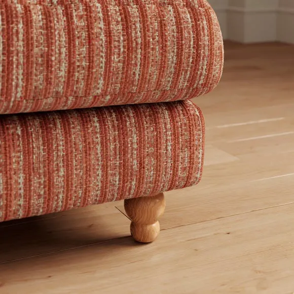 Martha Chunky Chenille Stripe Snuggle Sofa 5