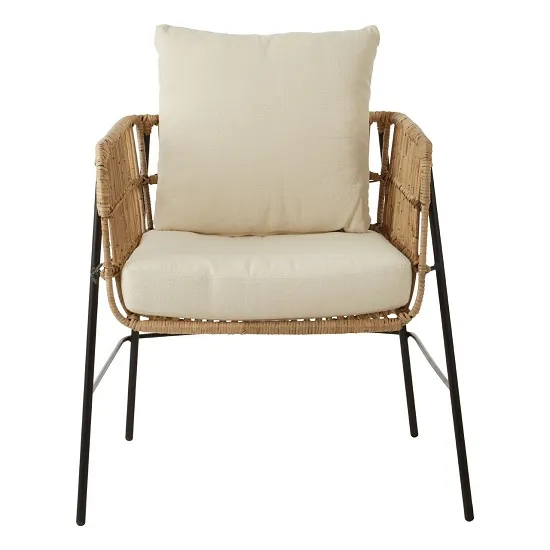 Felixvarela Kubu Rattan Open Weave Bedroom Chair In Natural