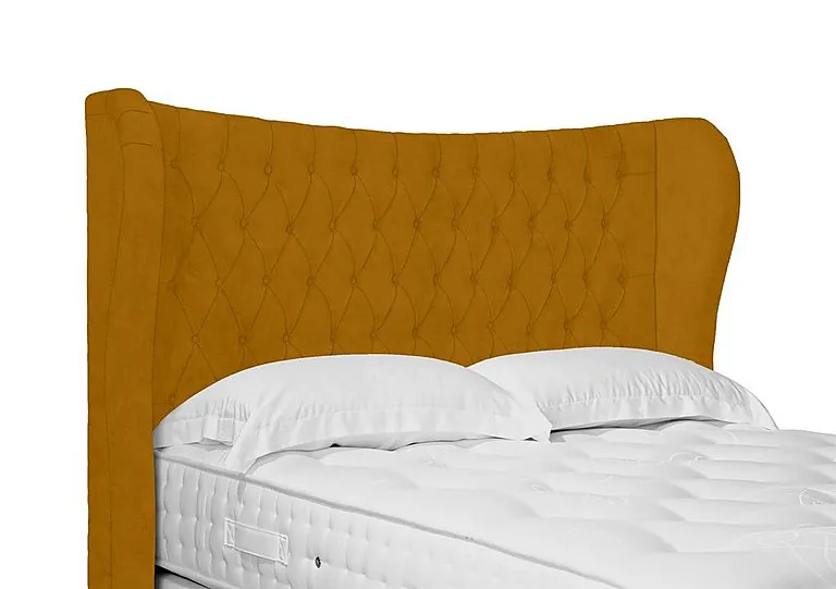 Artisan Collection Camber High Floor Standing Headboard - Double - Plush Corn