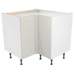 Wickes Madison Gloss Stone Corner Base Unit - 925mm