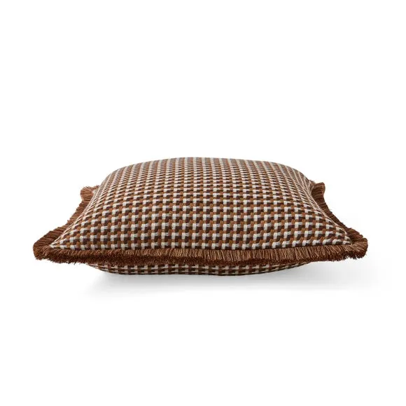 Geometric Fringed Cushion 4