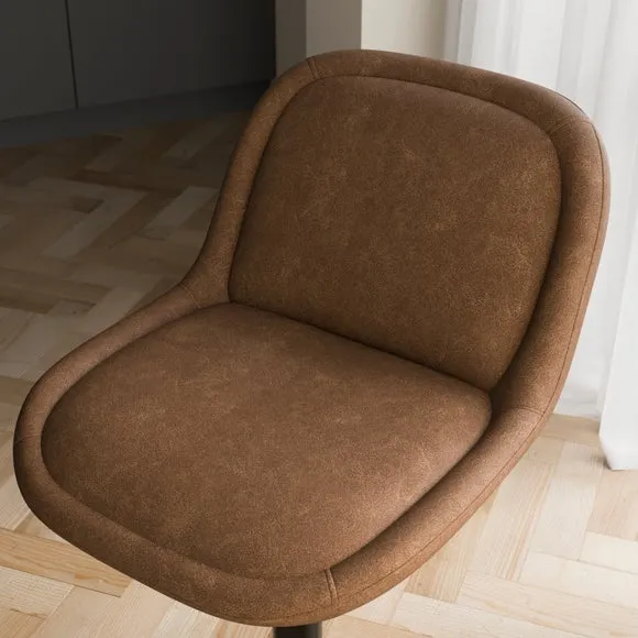 Lyle Gaslift Barstool, Faux Leather 2