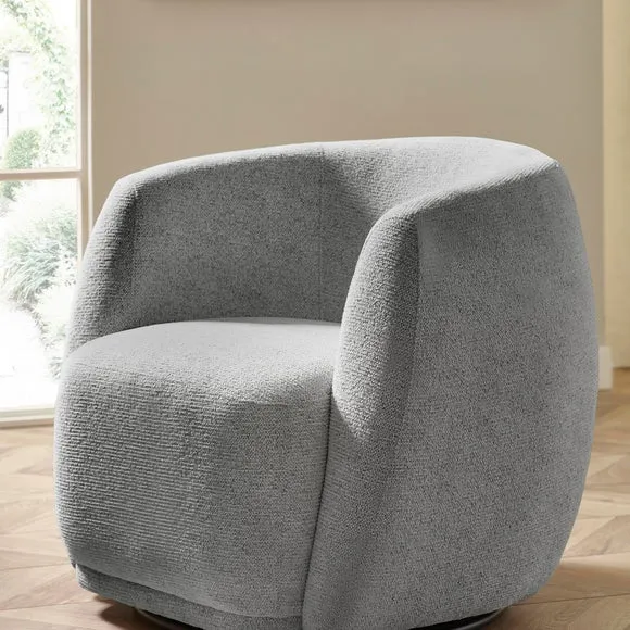 Bowline Chenille Swivel Accent Chair 4