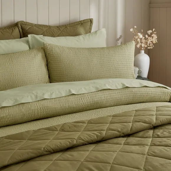 Larken Seersucker Standard Pillowcase Pair 3