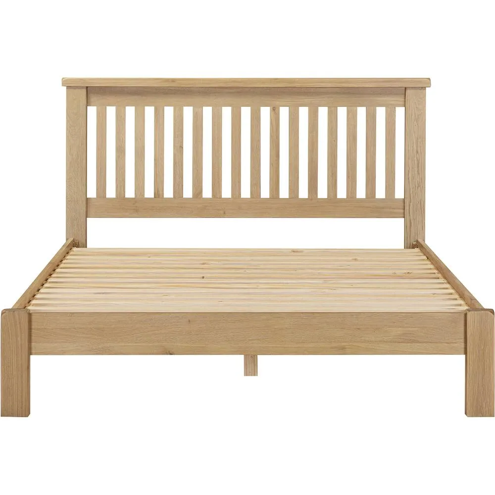 Seconique Windsor 5' Bed Low Foot End (Part Assembled) in Light Oak 3