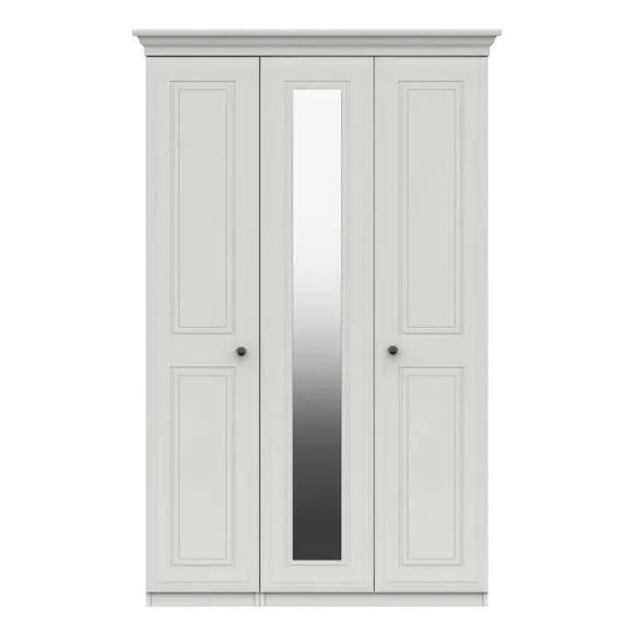 Portia Triple Wardrobe, Mirrored