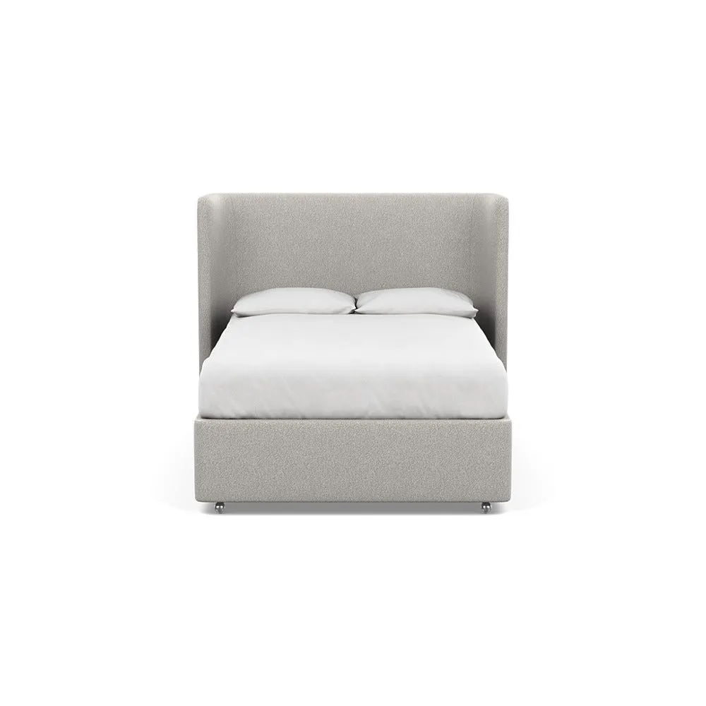 Heal's Monroe Headboard Double Chunky Boucle Ecru 1