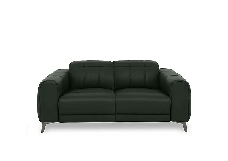 Ezra 2 Seater Leather Sofa - Oslo Pine