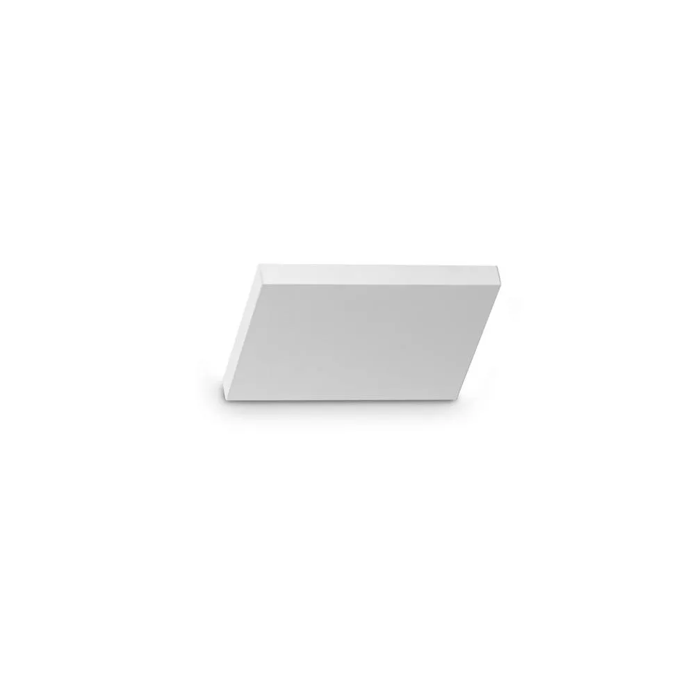 Netlighting Block 15cm Flush Wall Uplighter White 1x LED 900lm 3000K