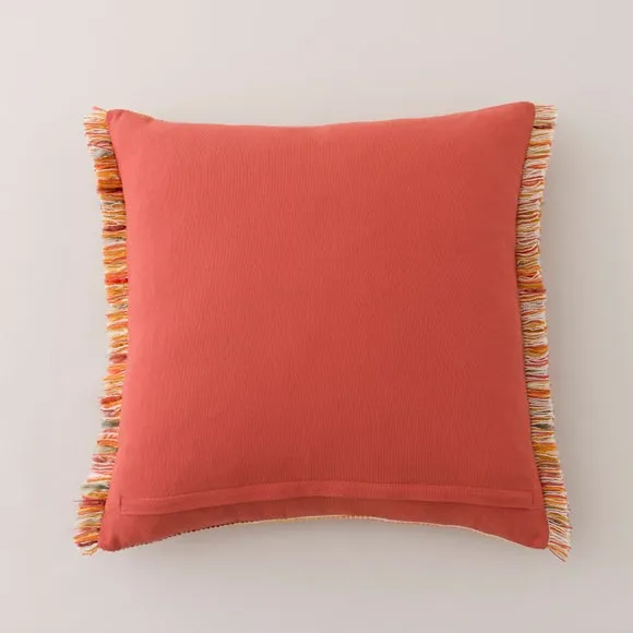 Ava Fringe Cotton Square Cushion 5