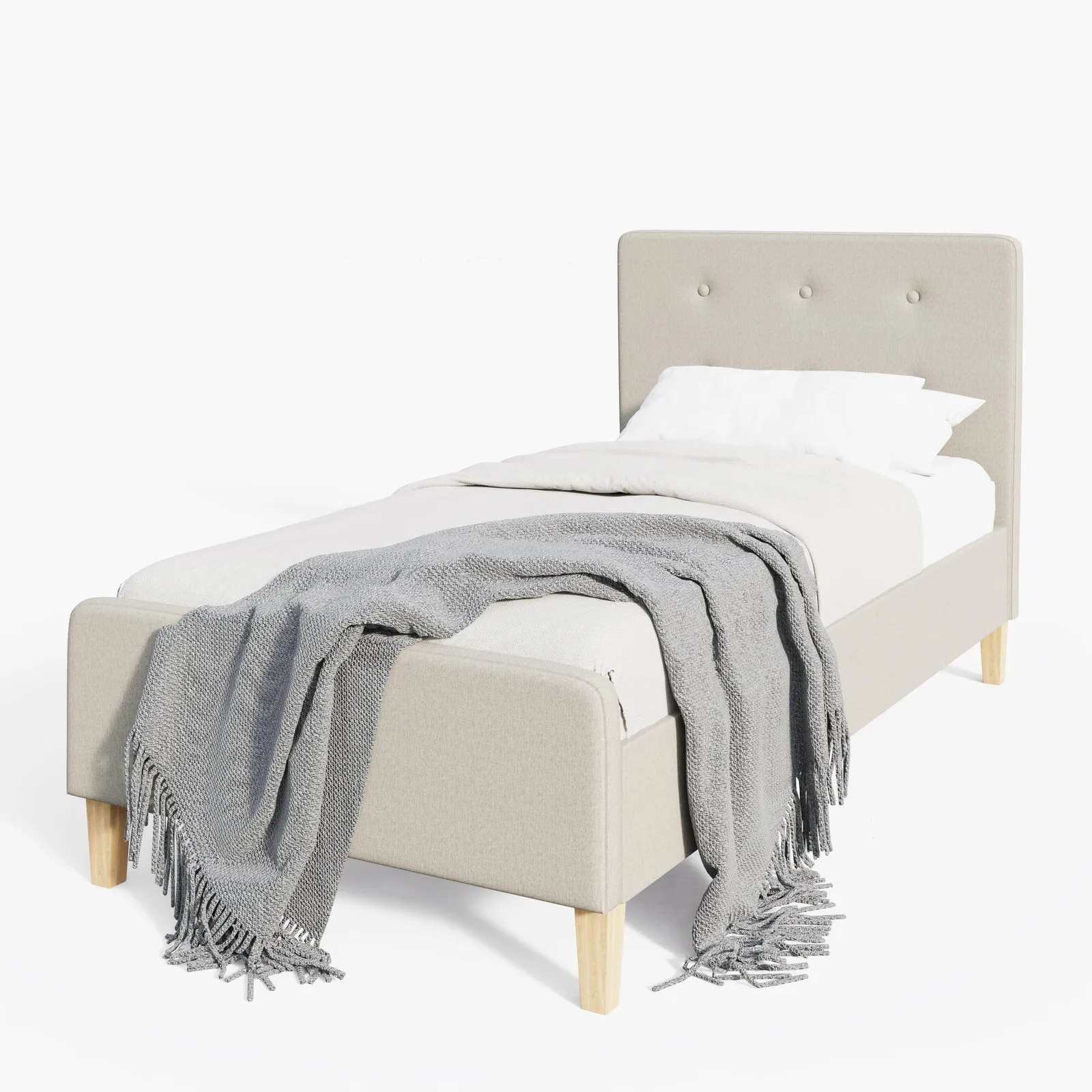 GFW Ashbourne Bed in Natural 2