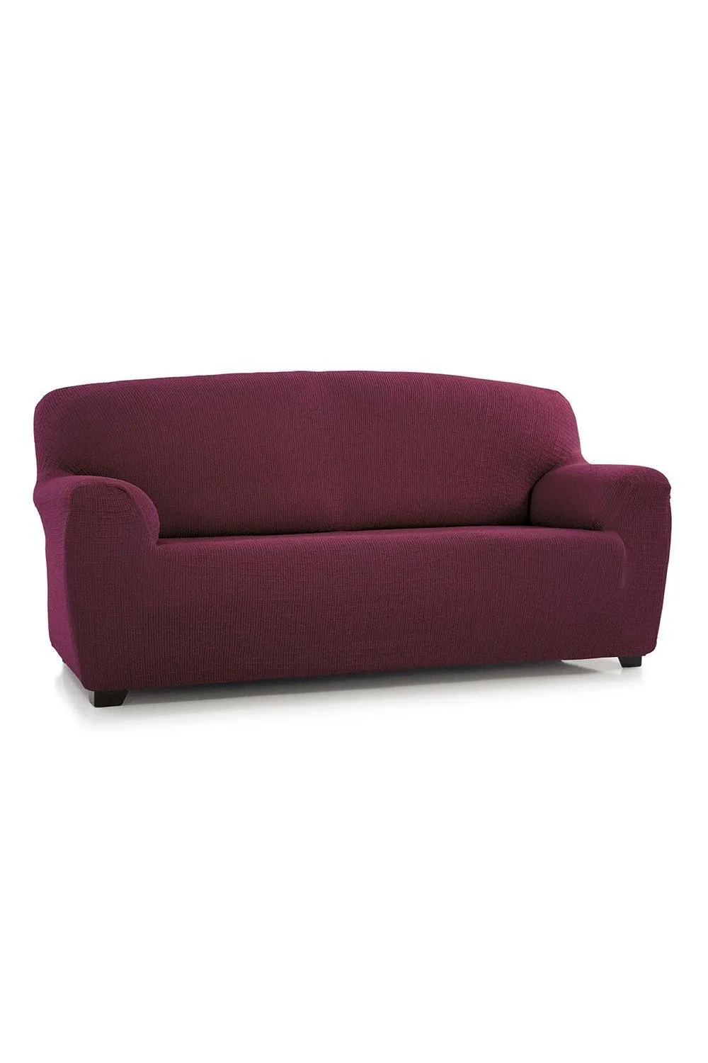 Homescapes Luxury 'Clare' Two Seater Armchair Cover Slipcover Protector in Purple