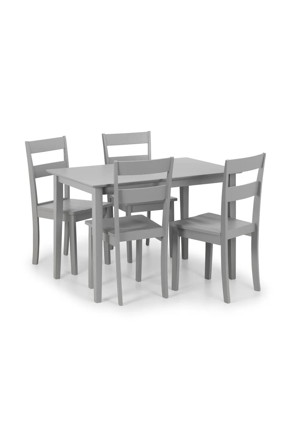 Julian Bowen Kobe Rectangular 4 Seater Dining Table in Grey 6