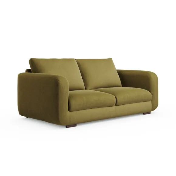 Luca Matte Soft Velvet 3 Seater Sofa 6