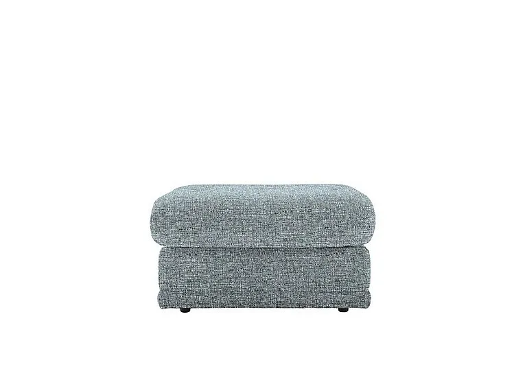 Malvern Fabric Storage Footstool - Arola Sky