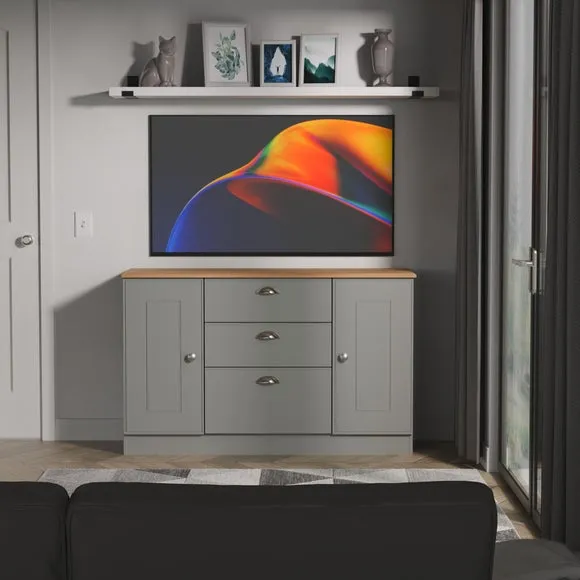 Earlston 2 Door 3 Drawer Sideboard 1