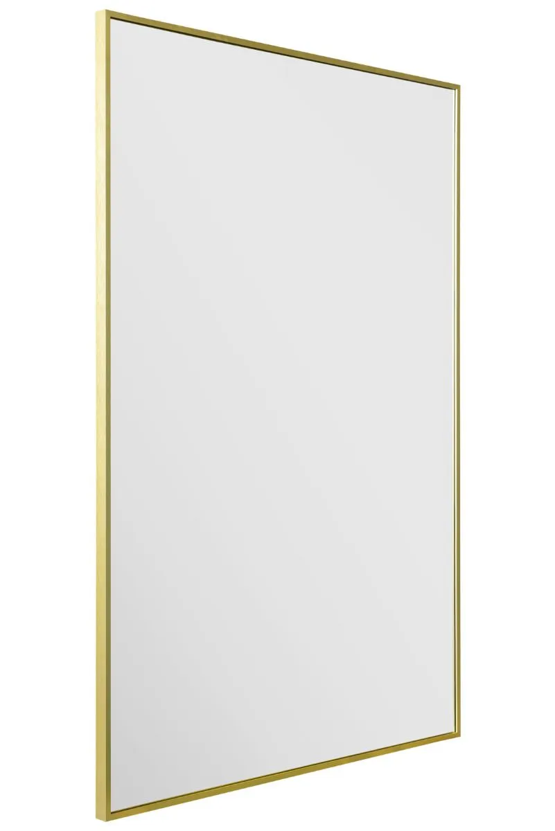 MirrorOutlet Gold Aluminium Edged Wall Mirror 47" X 31" (120 X 80CM) 3