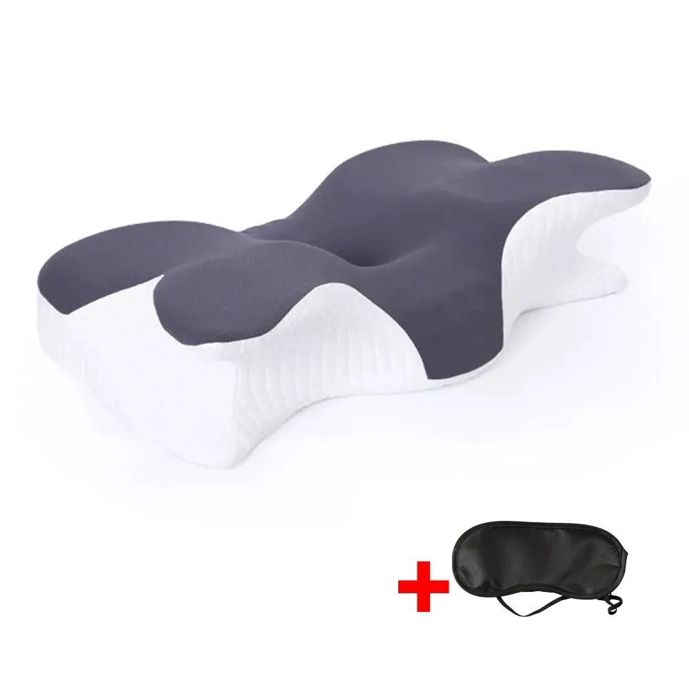 VOGREX Ergonomic Memory Foam Cervical Pillow for Neck Shoulder Pain Relief