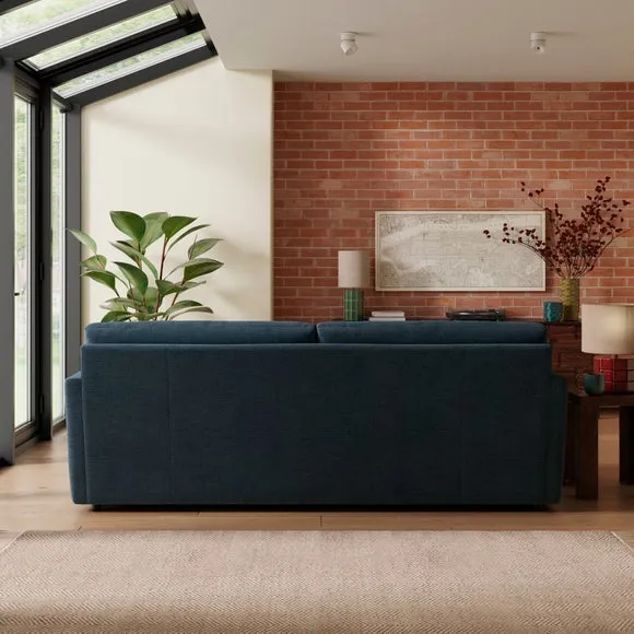 Aspen Textured Faux Linen 3 Seater Sofa 2