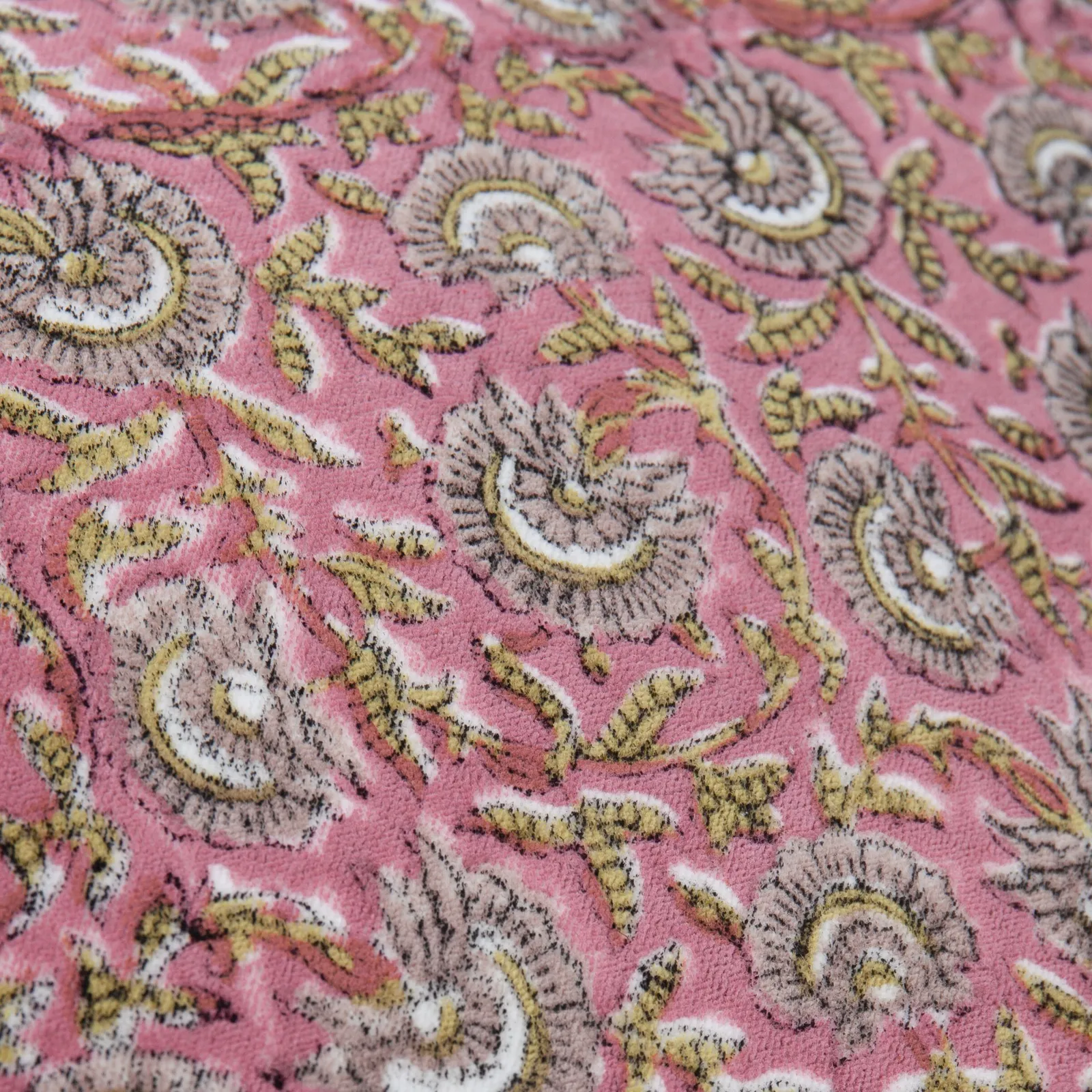 Paoletti Chedworth Piped Velvet Cushion Gold/Rose, Gold 5