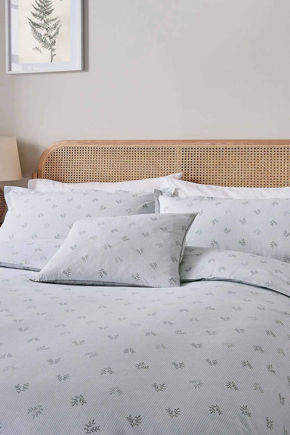 Murmur 'Thalia' Cotton Cushion in Green 2