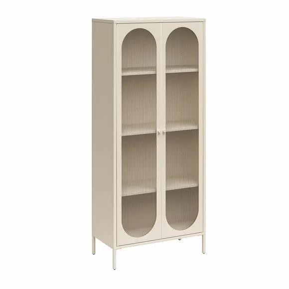 Luna Tall Fluted Sideboard, Glass 2