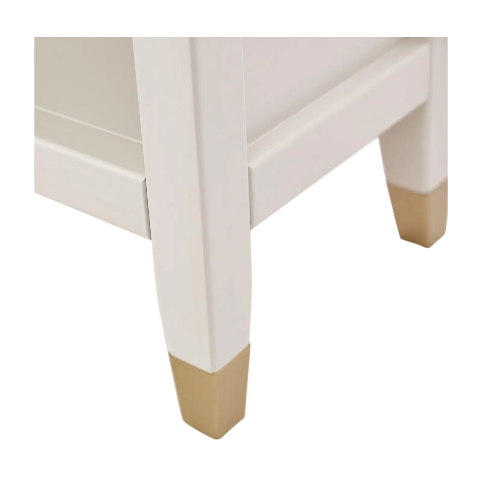 Cabinet Bits Palazzi 4 Tier Bookcase H127 W69 D25cm in Off-White 6