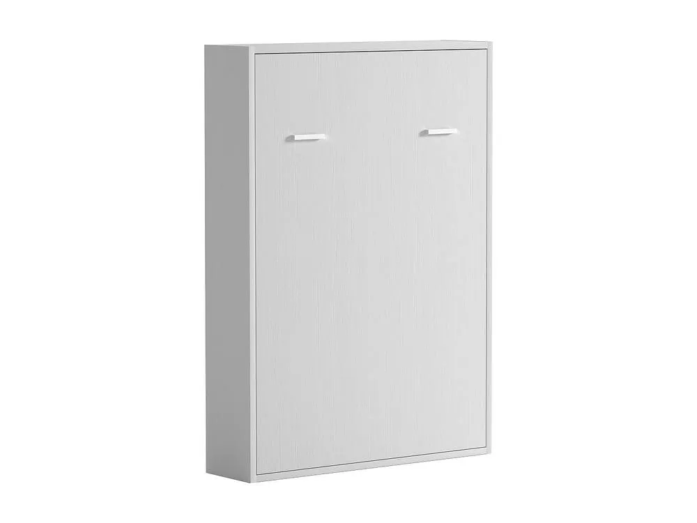 Vente-unique Retractable Bed 140 X 200 Cm - Manual Vertical Opening - White 6
