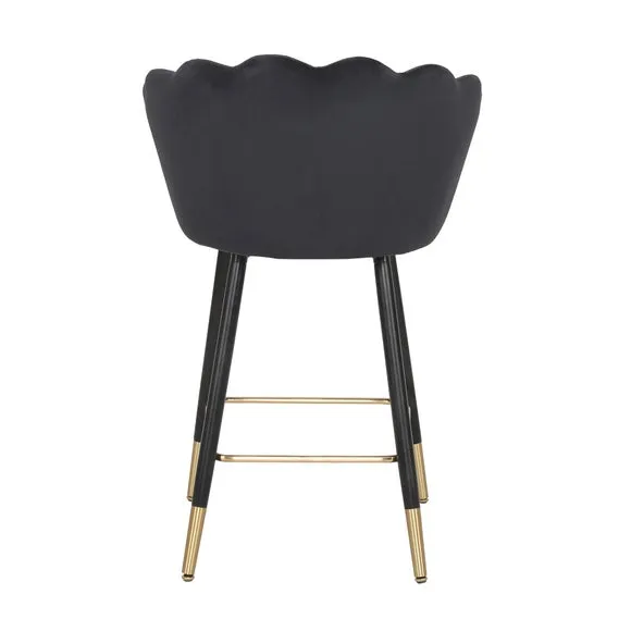 Vivian Counter Height Bar Stool, Velvet 5
