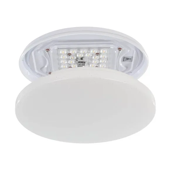 EGLO Frania-S 31cm Rounded Crystal Effect Wall and Ceiling Light 2