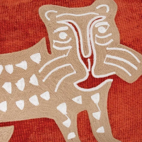 Dynasty Leopard Rectangular Cushion 2