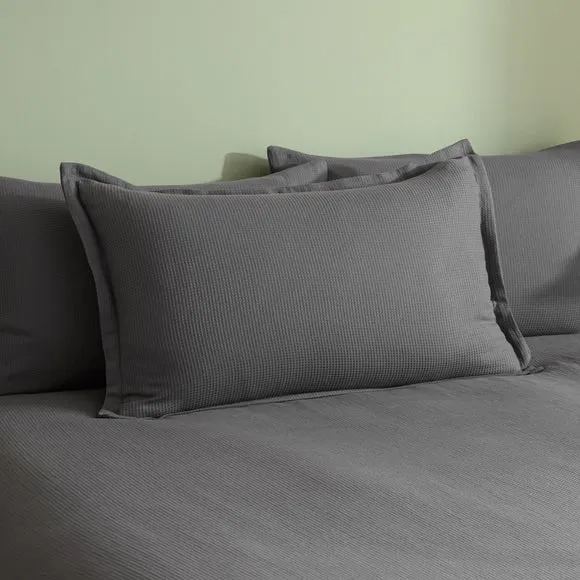 Newston Waffle Polycotton Oxford Pillowcase