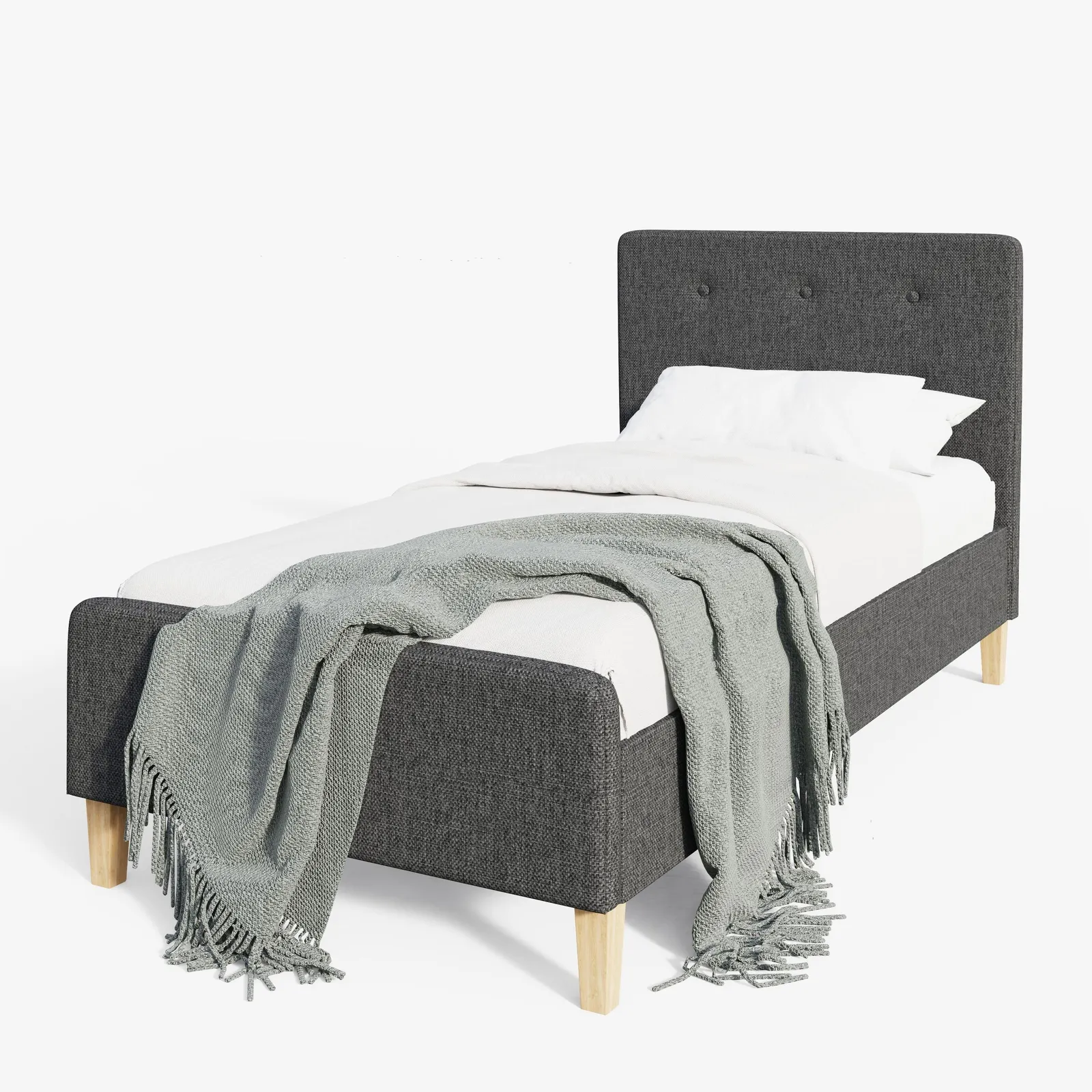 GFW Ashbourne Bed in Grey 6
