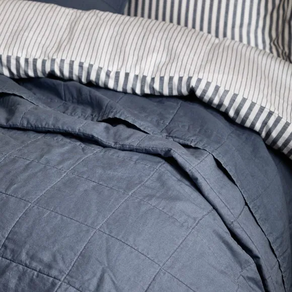 Yard Hebden Washed Cotton Bedspread 3