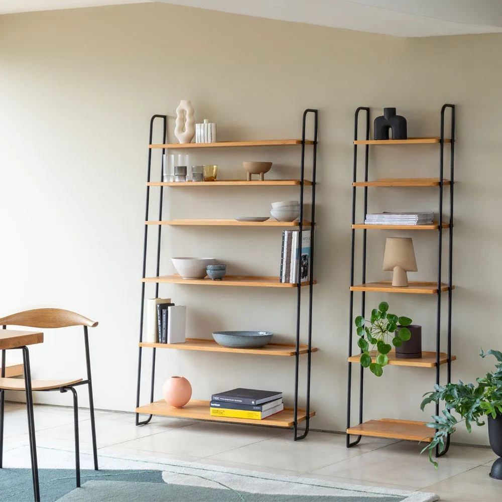 Heal's Brunel Lean To Wide Shelves With Metal Struts 3