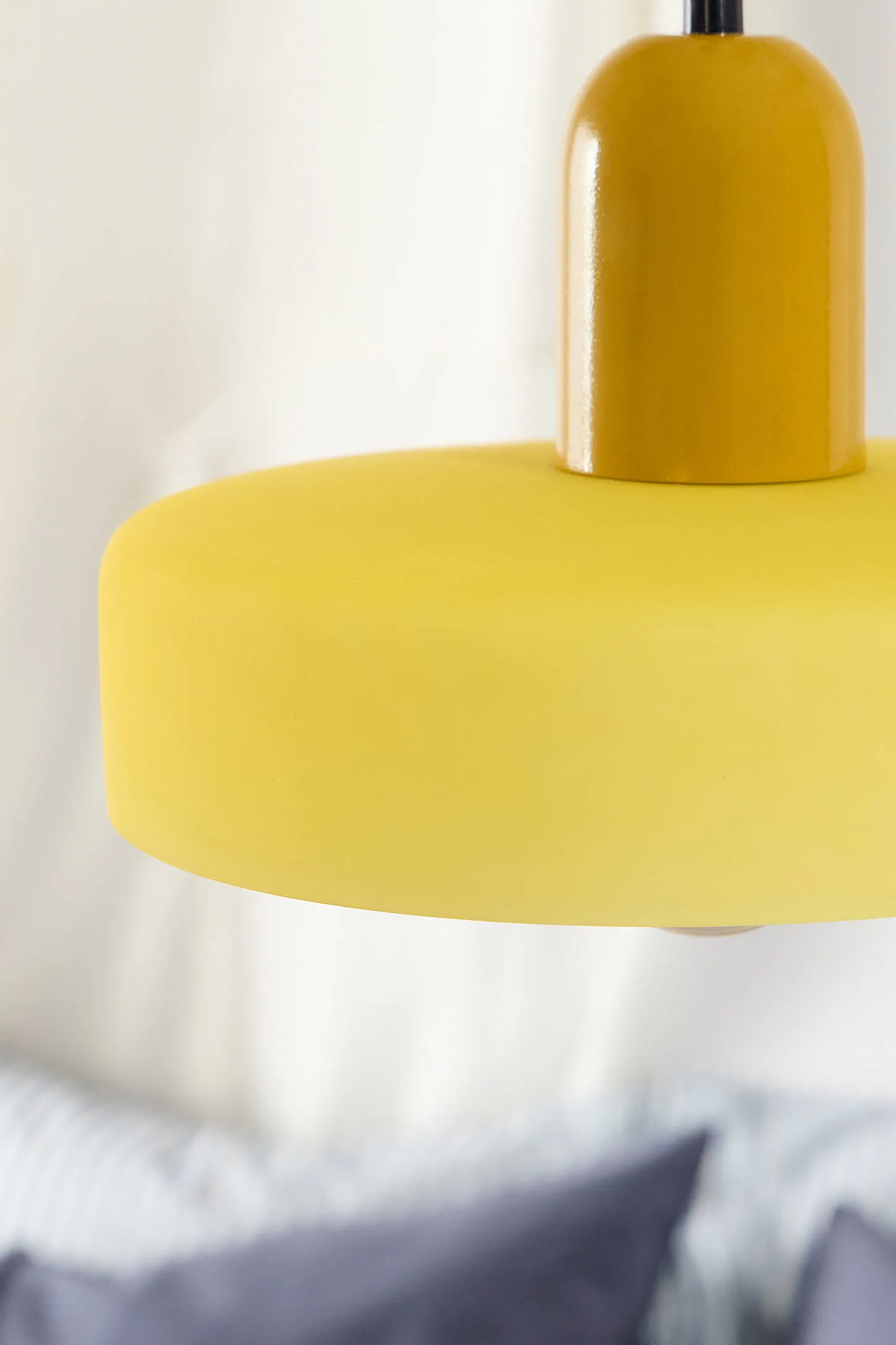 Scott Plug In Pendant Lamp - Yellow 3