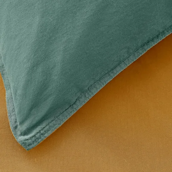 Soft Washed Recycled Cotton Standard Pillowcase Pair 2