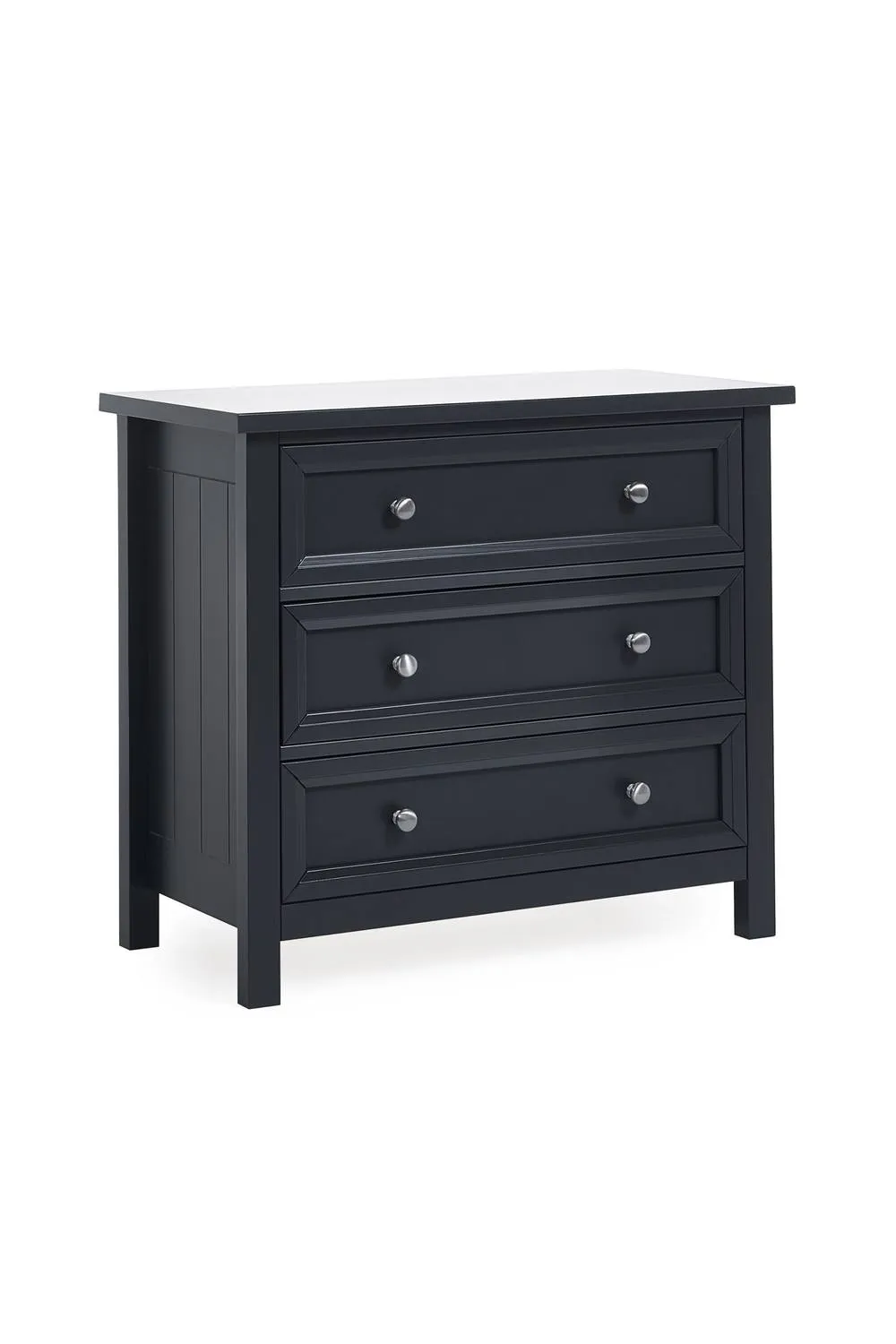 Julian Bowen Maine 3 Drawer Wide Chest in Black 4