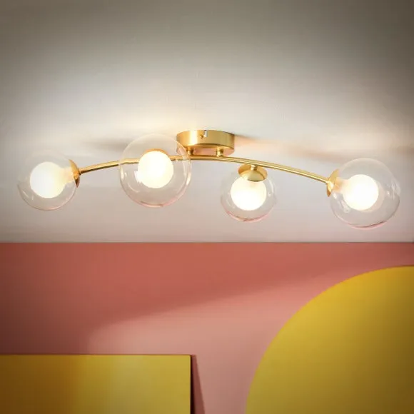 Eliza 4 Light Semi Flush Ceiling Light 2