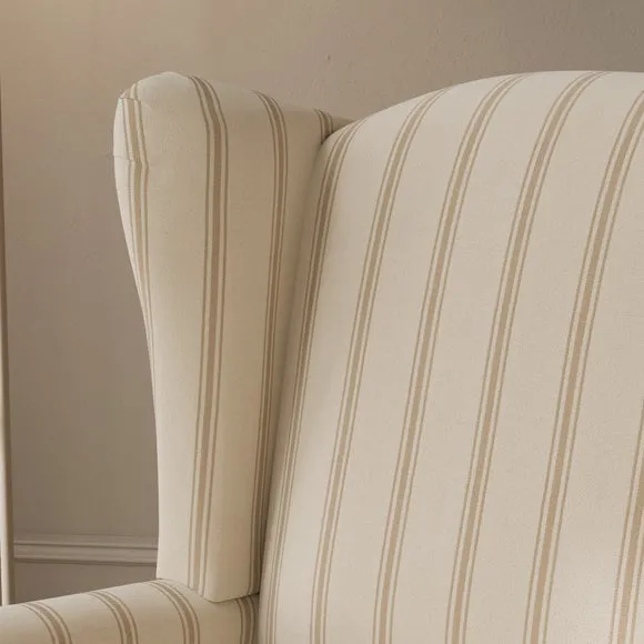 Charnwood Folkstone Stripe Scroll Armchair 3