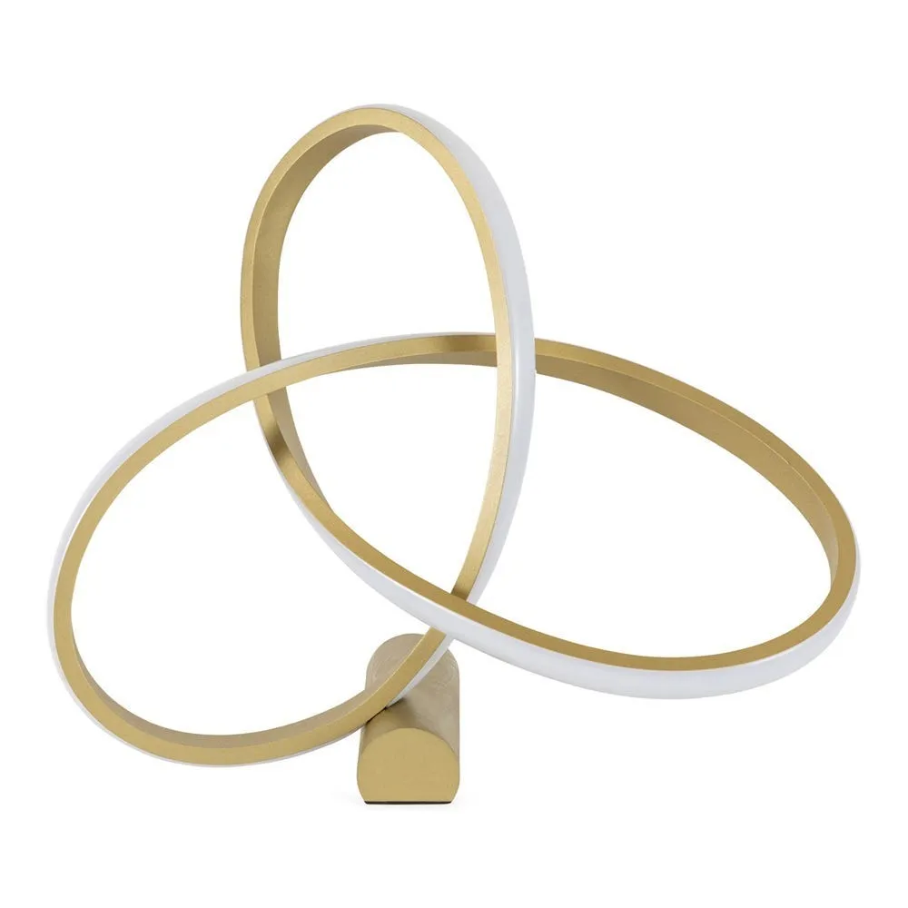 Heal's Ribbon LED Table Lamp Satin Gold 3