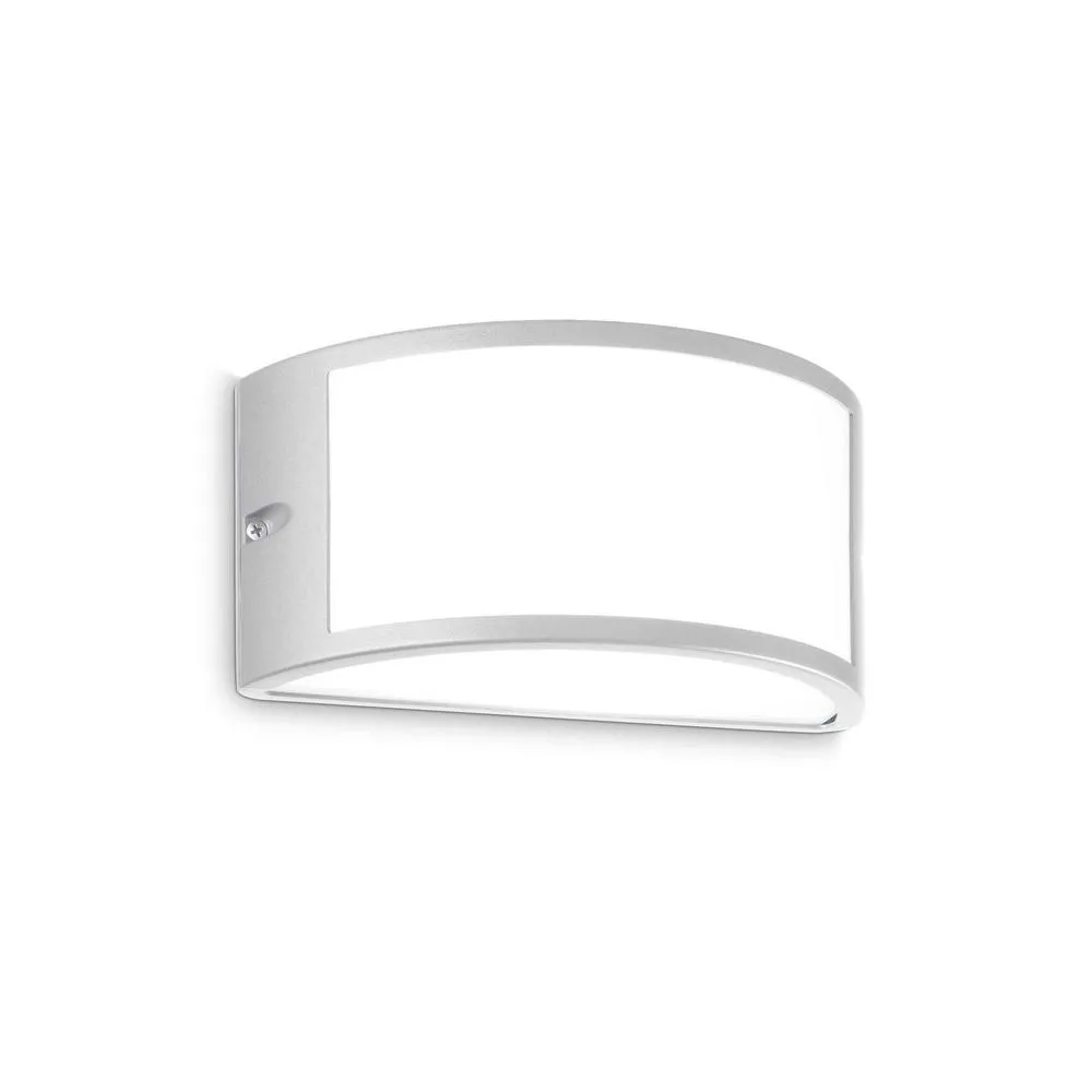 Netlighting Rex1 Outdoor Flush Wall Lamp Grey IP44