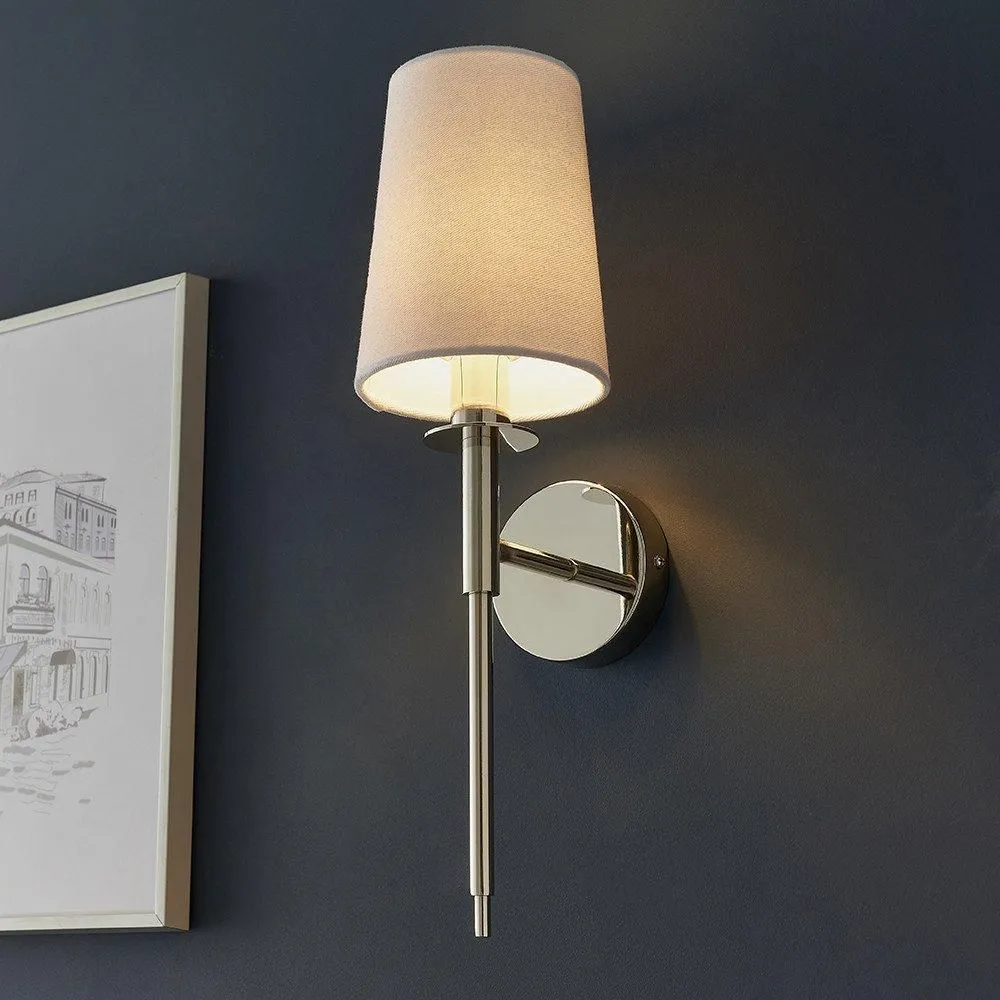 Netlighting 'FLORENCE' Stylish Contemporary Dimmable Decorative Indoor Wall Lamp in Silver 2