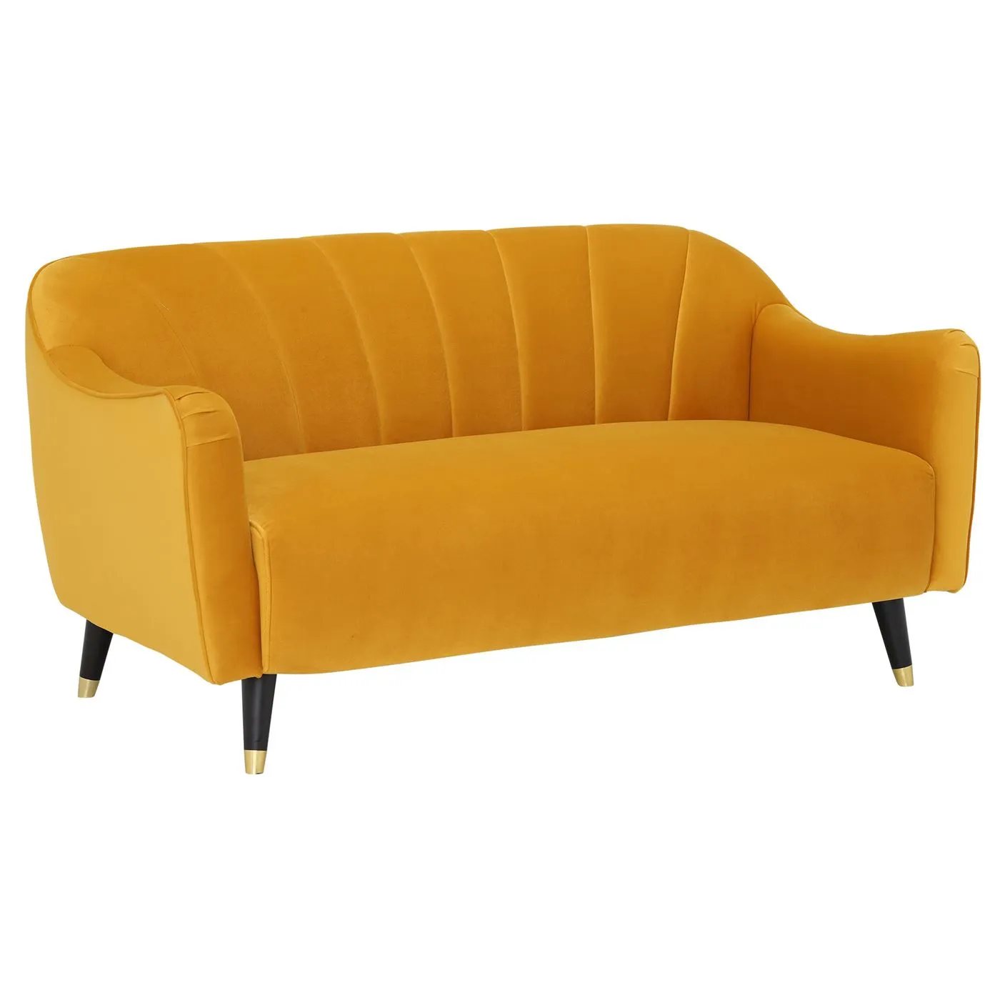 Lois 2 Seater Velvet Sofa