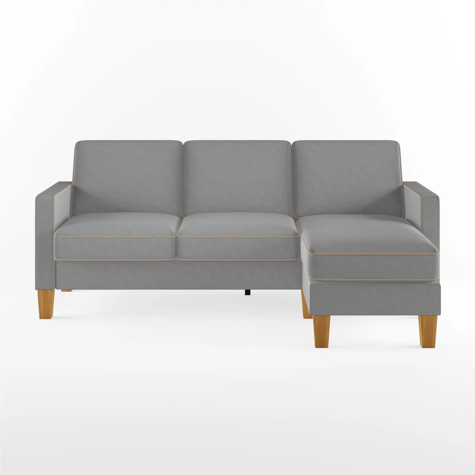 Bowen Chenille Corner Sofa Grey