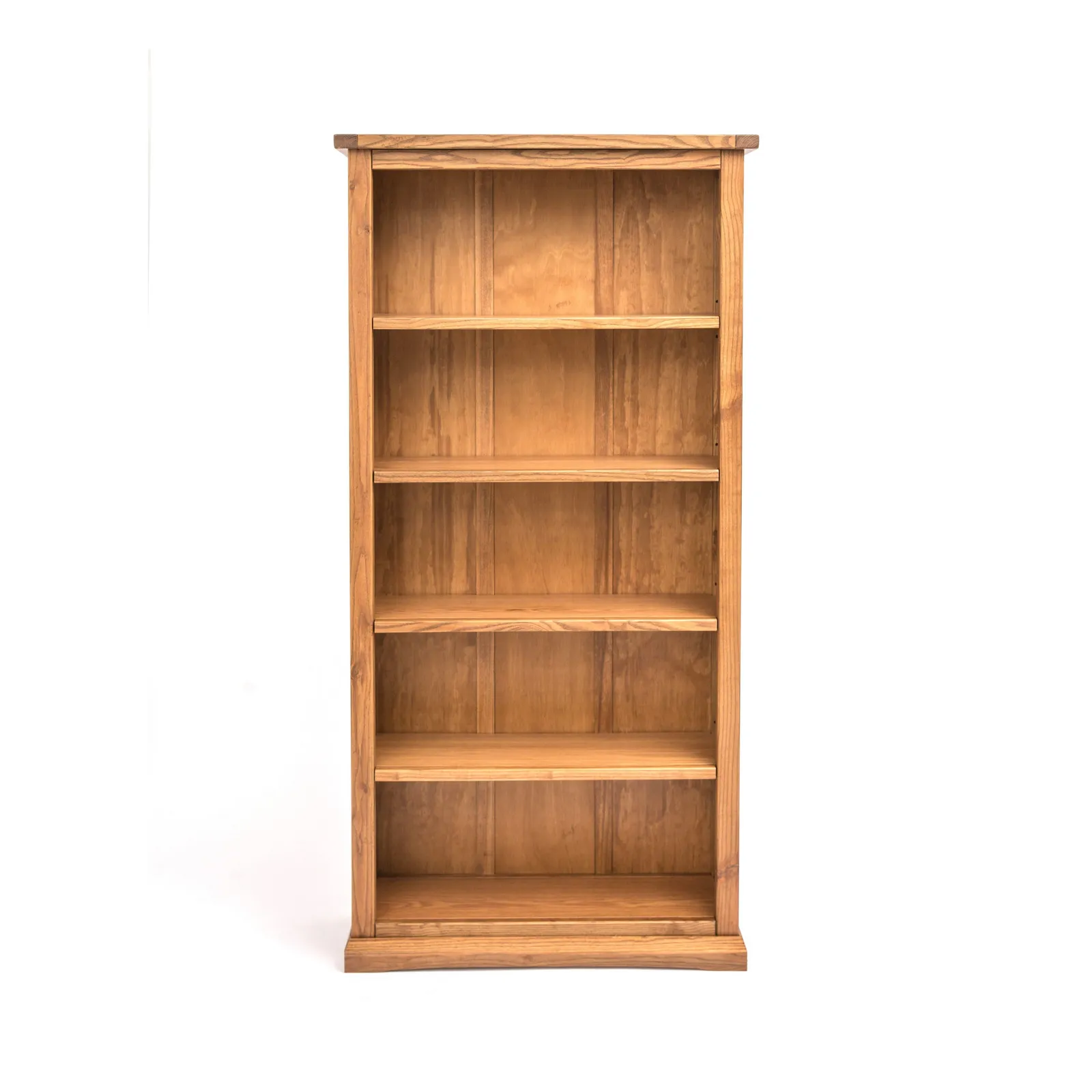 Cabinet Bits Bookcase with plinth 180x90x30cm in Light Brown