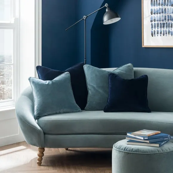 Clara Cotton Velvet Square Cushion 5