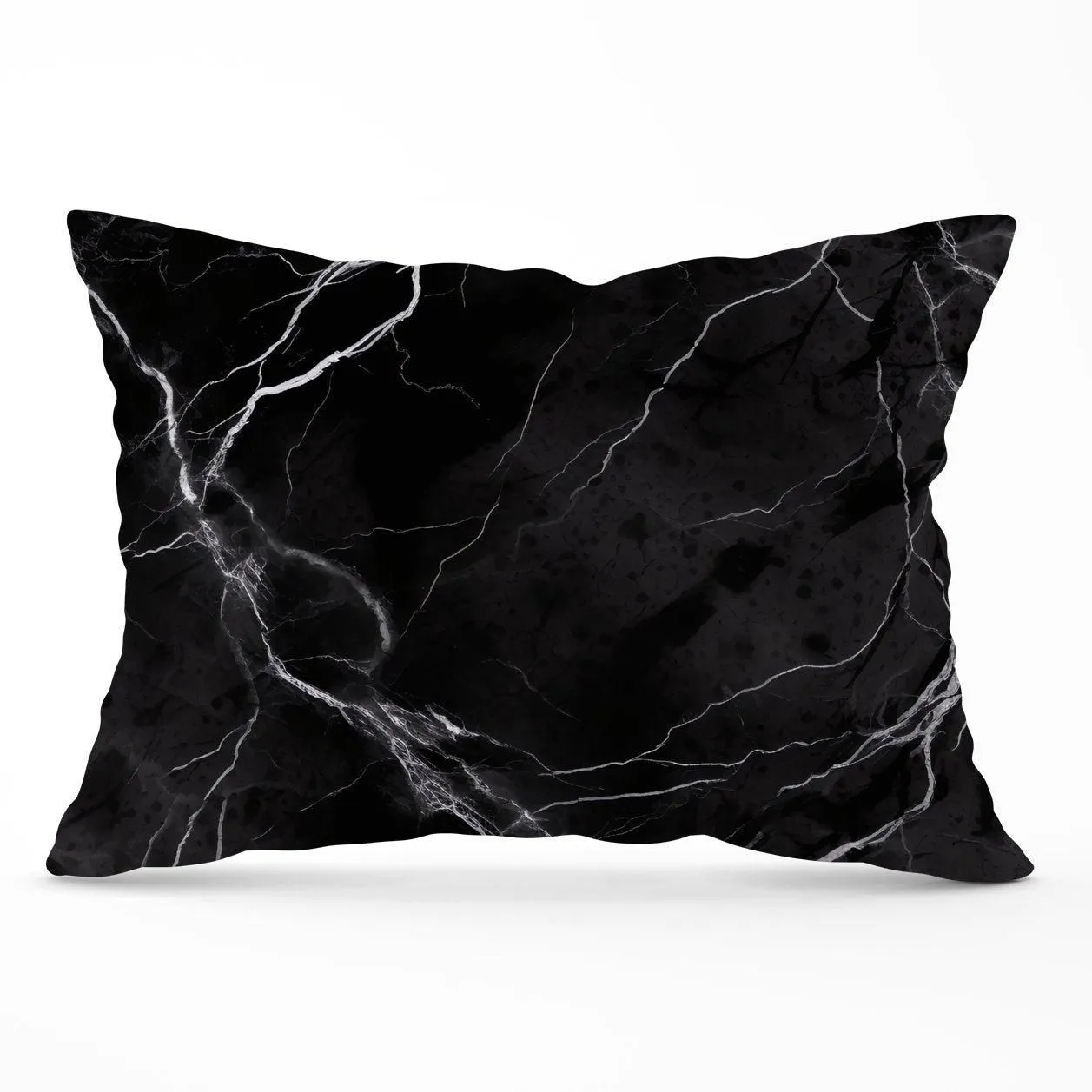 Warren Reed - Designer Black Marble Pattern Cushions