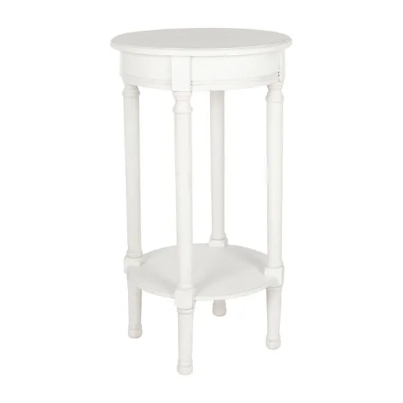 Pacific Heritage Round Side Table, Painted Pine 5