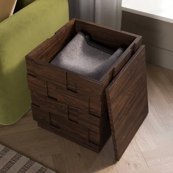 Watson Storage Side Table, Wood Effect 3